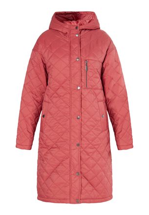 Usha Lichtgewicht gewatteerde jas Dames Vintage rood