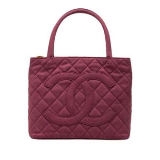 Chanel Pre-owned Medallion Tote Bag - Dames - Pre-owned - Rood - Maat: ONE Size Leer