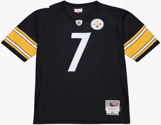 Mitchell & Ness Mens Mitchell & Ness Ben Roethlisberger Black Pittsburgh Steelers 2001 Legacy Throwback Replica Jersey at Nordstrom, Size Xxx-Large