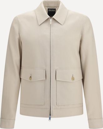 Ermenegildo Zegna Giacca in oasi lino Man 46