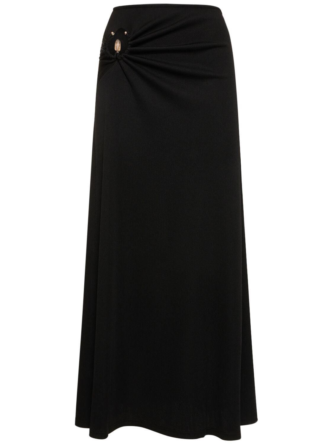 スカート CHRISTOPHER ESBER Women Long Skirts 25014502 BLACK CHRISTOPHER ESBER | Black Women's Maxi Skirts | YOOX