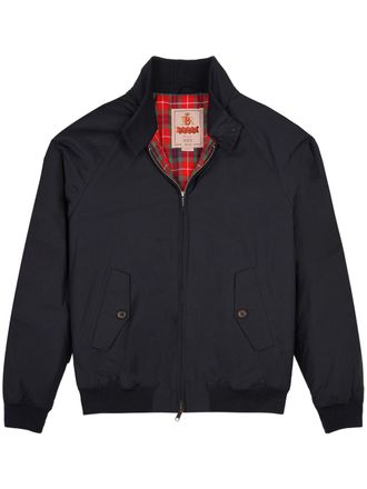 Baracuta Classic Bomber Jacket with Zip Front and Vibrant Interior
