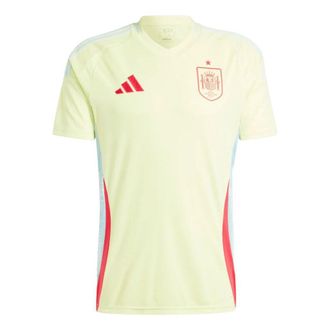 adidas Spain 24 Away Soccer Jersey Asia Sizing Pulse Yellow IS9033