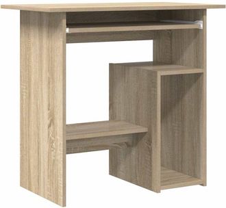 vidaXL Desk Sonoma Oak 80x45x74 cm Engineered Wood Vidaxl