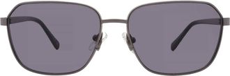 Guess Smoke Rectangular Mens Sunglasses GU00117 08A 59