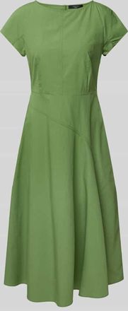 Max Mara Midikleid mit Kappärmeln Modell MAGMA in Gruen, Größe 36