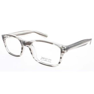 Signature Ladies Grey Rectangular Eyeglass Frames S7002GreyStripe54