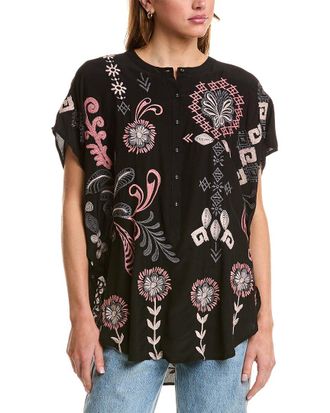 Johnny Was Silk Poncho