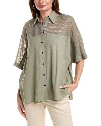 Brunello Cucinelli Linen-Blend Shirt