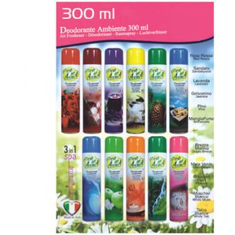 Trade Shop Trade Shop - Set 12 Pz Deodorante Per Ambiente Spray Profumo Casa 300ml Varie Fragranze