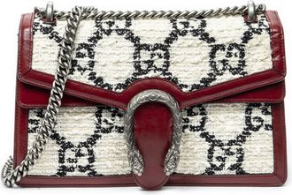 Gucci Pre-owned Womens Small Dionysus Chain Crossbody Shoulder Bag - Ivory - One Size