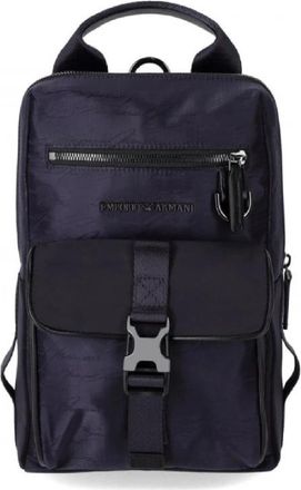 Emporio Armani Blauwe rugzak Y4O402Y202J87077 - Heren - Rugzakken - Blauw - ONE Size - Tassen