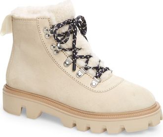 Rag & Bone Quest Genuine Shearling & Suede Boot in Beige Suede at Nordstrom, Size 7.5Us