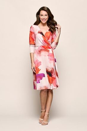 Mart Visser July Print Jurk Zand / Roze