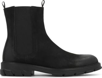 Kazar Slip-on nubuck laarzen. Dit product valt groot uit. - Heren - Chelseaboots - Zwart - 43 EU - Leer - Schoenen