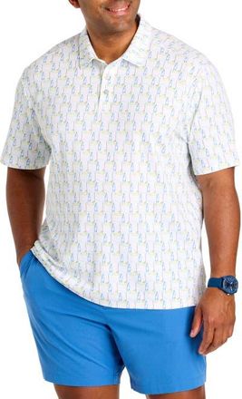 Tommy Bahama Big & Tall Emfielder IslandZone Cocktail Polo in White at Nordstrom, Size 5X Big
