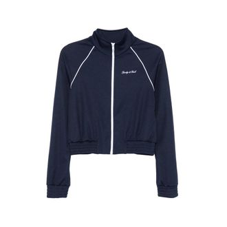 Sporty & Rich Piped Raglan-sleeve Jacket
