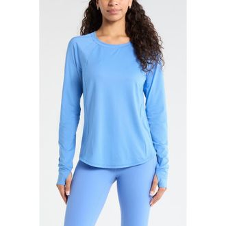 Zella Rally Mesh Top in Blue Azurite at Nordstrom, Size Xx-Large