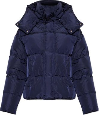 Dsquared2 Donsjack met afneembare capuchon - Heren - Gewatteerde jassen - Blauw - XL - Jassen