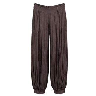 2-Biz Tala Broek - Dames - Broeken - Bruin - Maat: XL Poliester
