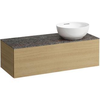 Laufen Laufen - Il Bagno Alessi &Eacute;l&eacute;ment &agrave; tiroirs, 1 trou pour robinet