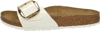 Birkenstock Madrid - Dames - Sandalen - Wit - 36 EU - Leer - Schoenen