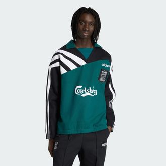 adidas adidas Performance Mens Liverpool FC Drill Top 95 - Black/Green - Size X-Large