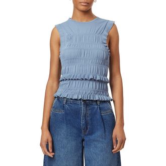 Scotch & Soda Smocked Tank Top in Infinity at Nordstrom, Size X-Small