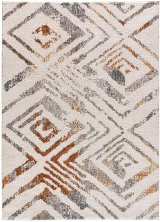 Atticgo Alfombra &eacute;tnica beige/caldera/gris 120x170 cm