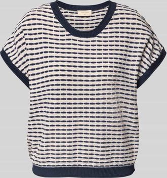 Freequent Strickshirt mit Rundhalsausschnitt Modell DODO in Marine, Größe XS