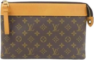 Louis Vuitton Pre-owned Clutches, female, Brown, Size: ONE SIZE Pre-owned Pochette