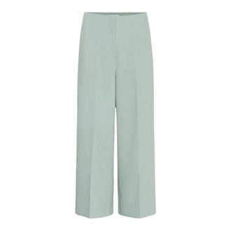 Soaked In Luxury Corinne Wijde Broek - Dames - Wijde Broeken - Blauw - M - Polyester - Broeken