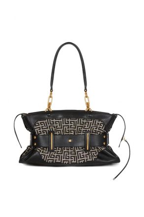 Balmain ANTHEM MONOGRAM BAG Size: OS, colour: BLACK
