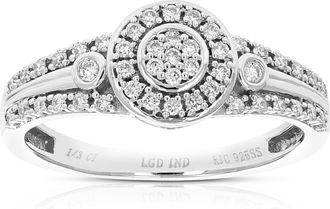 Vir Jewels 1/5 cttw Round Lab Grown Diamond Wedding Engagement Ring For Women.925 Sterling Silver