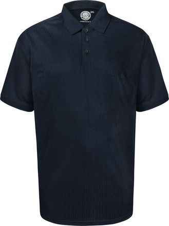 KAM Mens Big Size Performance Breathable Mesh Sports Polo Shirt (5401) in Navy in 6XL