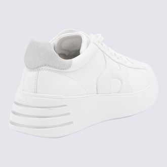 Hogan Womens Sneakers Bianco-Argento _ Cover Le Sole El Bianco/argento
