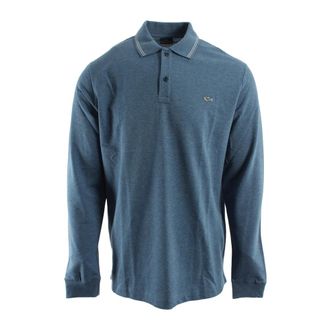 Paul & Shark Long Sleeve Polo - Heren - Polos - Blauw - L - Katoen - Tops