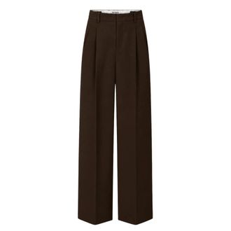 Rossi Pantalones anchos Noa - Trousers - Mujer - Marr&oacute;n - XS