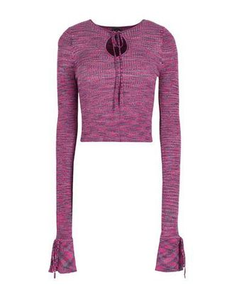 8 by YOOX VISCOSE PRINTED KNIT TOP
