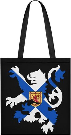 Generic Flag of Scotland Lion Rampant Tote Bag for Women Men Shoulder Bags Purses Pouch Handbags