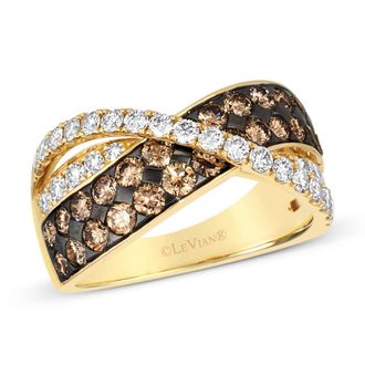 Le Vian Ladies Euphoria Chocolate Rings set in 14K Honey Gold