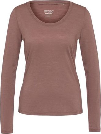 Stoic Merino155 LaholmSt. L/S Merinolongsleeve f&uuml;r Damen | braun