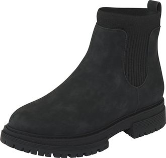 Roxy Chelseaboots ROXY JEYNA, Damen, Gr. 39, schwarz, braun, schwarz, Synthetik, Schuhe Chelseaboots, Ankleboots, Schlupfboots, Stiefelette, wasserabweisen