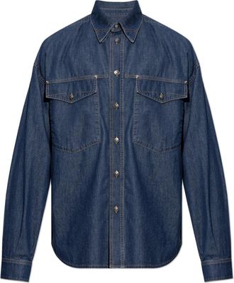 Versace Hombre, Camisas, Azul, Talla: 2XL