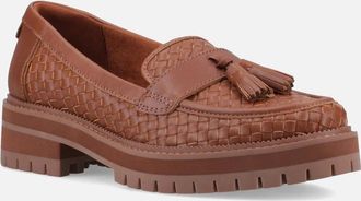 Toms Womens TOMS Cara Woven Womens Amber Brown Loafers - Size: 6