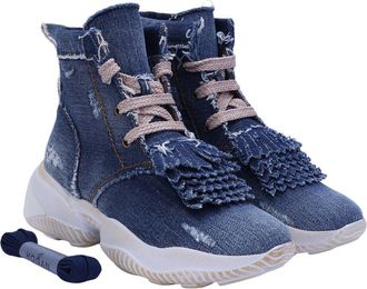 Hogan Interaction High-Top Leather Boot