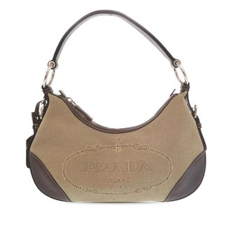 Prada Pre-owned Prada Canapa Logo Shoulder Bag Ladies IVIN9N8U5JSNZW40
