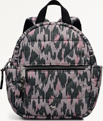 Radley London Hunter Green Mini Zip Around Backpack Danesfield Leopard AW25 Radley London