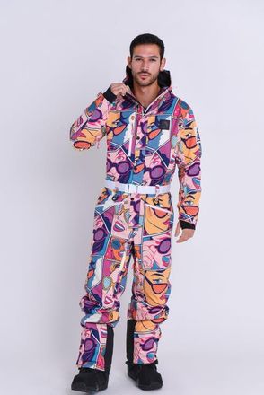 OOSC Comic Book Candy Ski Suit - Mens in Multi-Colour at Nordstrom, Size Xx-Large