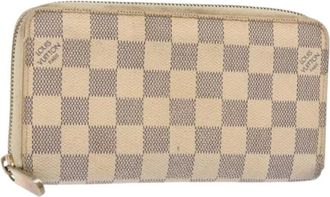 Louis Vuitton Pre-owned Wallets, female, White, Size: ONE SIZE Pre-owned Canvas Wallet